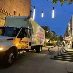 Boundless Moving & Storage - Uptown Charlotte Design Center. Stream Realty project. Matt and Donell