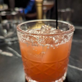 Room 4one6 - Blood Orange Margarita. Tequila, Naranja liqueur, lime, blood orange syrup. - Bars Near Me - Buffalo, New York