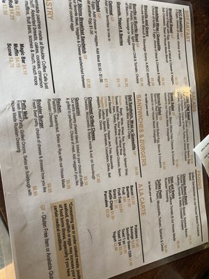 Menu photo 1 Boulder Coffee Cafe Pagosa Springs, CO