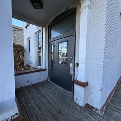 Front entrance. Side entrance to the right.