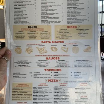 Garage Buona Forchetta - Pasta and pizza menu - Italian Near Me - Coronado, California