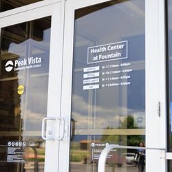 Peak Vista Community Health Centers - The front door of the Health Center at Fountain.