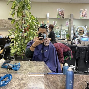 Mimi's Hair Salon - Before Perm - Hair Salons Near Me - Riverside, California