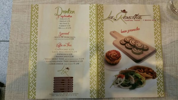 Menu photo 4 La Rosita Rotterdam, ZH Menu photo 4 La Rosita Rotterdam, ZH