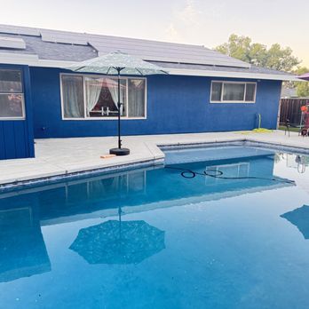 Masters Paint Solution - back wall facing the pool - Painters Near Me - Sacramento, California Masters Paint Solution - back wall facing the pool - Painters Near Me - Sacramento, California