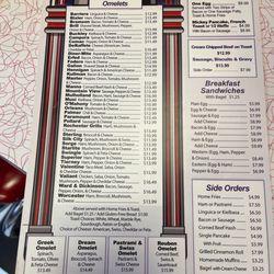 Dream Diner - Menu 2
