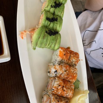 Sushi Mido - Caterpillar roll and KC Chiefs roll - Japanese Near Me - Shawnee, Kansas Sushi Mido - Caterpillar roll and KC Chiefs roll - Japanese Near Me - Shawnee, Kansas