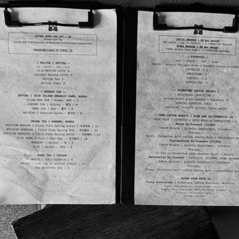 Tera - Menus - Coffee & Tea Near Me - New York, New York Tera - Menus - Coffee & Tea Near Me - New York, New York