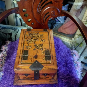 Divine Consign - This box opens to expose a mirror - Thrift Stores Near Me - Lafayette, California
