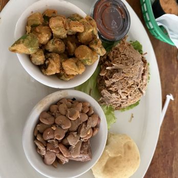 The Whistle Stop Cafe - BBQ plate - American Near Me - Juliette, Georgia The Whistle Stop Cafe - BBQ plate - American Near Me - Juliette, Georgia