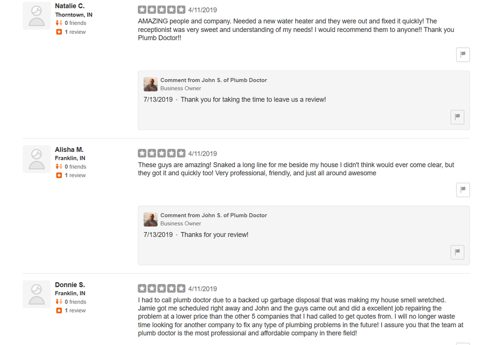 Slide of Plumb Doctor