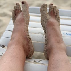 The Honeymoon Beach - Toes in the sand
