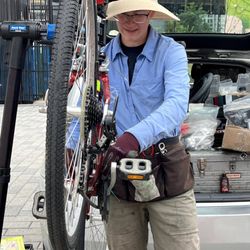 Mittens Pop Up Bike Shop