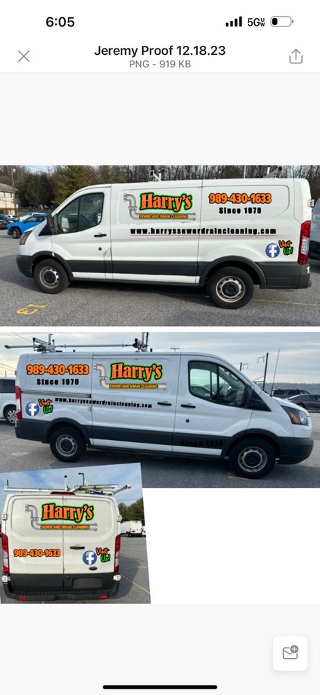 Slide of Harry's Sewer & Drain Cleaning