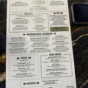 Grove Brunch Cafe - Menu - Breakfast & Brunch Near Me - El Paso, Texas Grove Brunch Cafe - Menu - Breakfast & Brunch Near Me - El Paso, Texas