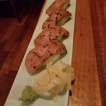Sushi Den - Torched fatty tuna, toro! - Japanese Near Me - Denver, Colorado Sushi Den - Torched fatty tuna, toro! - Japanese Near Me - Denver, Colorado