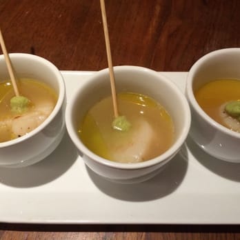 Star Noodle - Scollop shots. It's actually yummy and has an interesting way to eat - Asian Fusion Near Me - Lahaina, Hawaii Star Noodle - Scollop shots. It's actually yummy and has an interesting way to eat - Asian Fusion Near Me - Lahaina, Hawaii