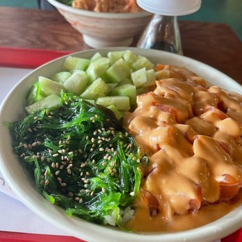 Cornerstone Deli & Café - Spicy Salmon Rice Bowl (Raw Salmon) - Delis Near Me - Columbus, Ohio Cornerstone Deli & Café - Spicy Salmon Rice Bowl (Raw Salmon) - Delis Near Me - Columbus, Ohio
