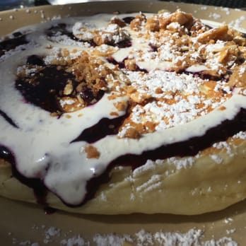 Snooze, an A.M. Eatery - Blueberry Danish pancake - Breakfast & Brunch Near Me - Boulder, Colorado