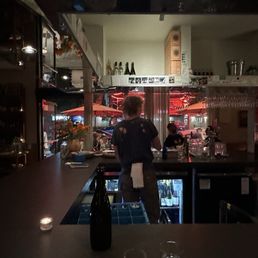 View from the bar