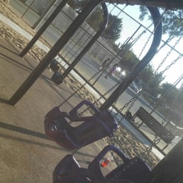 These swings are always fun.