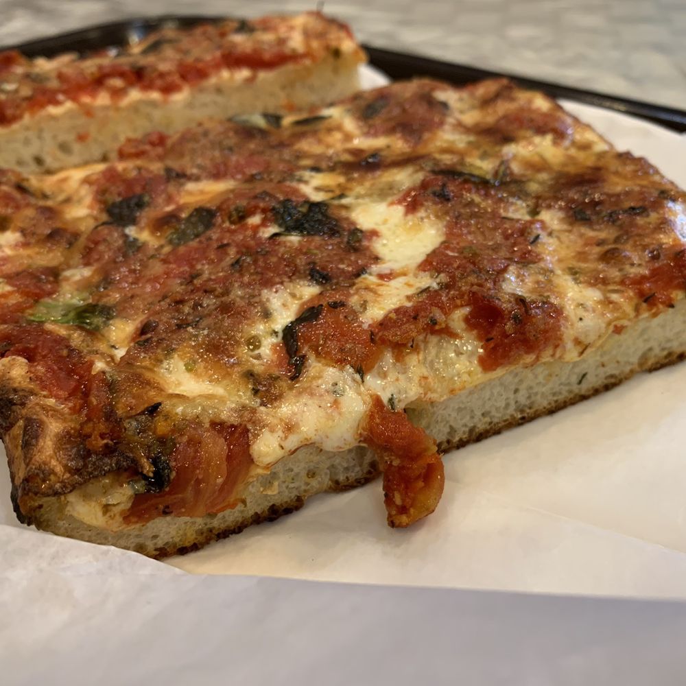 Louie's Pizza - Grandma slice - Italian Near Me - Elmhurst, New York