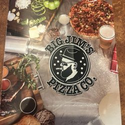 Big Jim's Pizza Co. - Menu front