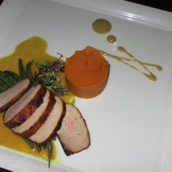 The Wise Owl - Pork tenderloin with curry-butter sauce and sweet potato puree - Wine Bars Near Me - West Chester, Ohio The Wise Owl - Pork tenderloin with curry-butter sauce and sweet potato puree - Wine Bars Near Me - West Chester, Ohio