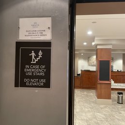 Never heard of an "elevator license" before! Safety first.