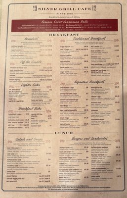 Menu photo 1 Silver Grill Cafe Fort Collins, CO