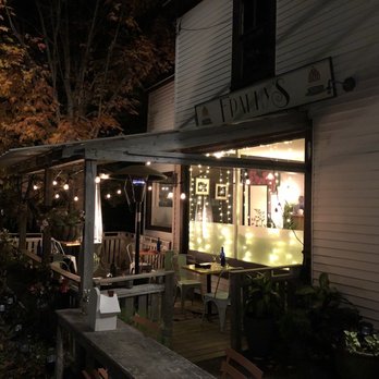 Franny’s Bistro - Outdoor patio. So cozy and serene. Miss it already! - New American Near Me - Camden, Maine