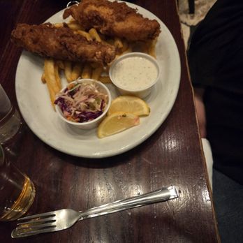 Quarter Celtic Brewpub - Full order of fish and chips and fries - Brewpubs Near Me - Albuquerque, New Mexico