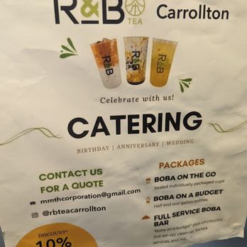 R&B Tea - Bubble Tea Near Me - Carrollton, Texas
