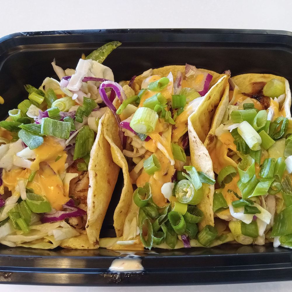 WaBa Grill - Taco Trio is pretty good especially the chicken and shrimp. - Fast Food Near Me - Hesperia, California WaBa Grill - Taco Trio is pretty good especially the chicken and shrimp. - Fast Food Near Me - Hesperia, California