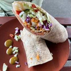 Lind's Kaffebar - Salmon wrap