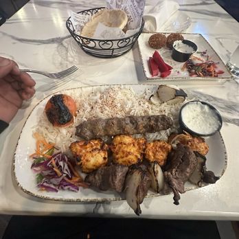 Aleppo's Kitchen - Mixed kabob plate & Falafel Plate - Mediterranean Near Me - Anaheim, California Aleppo's Kitchen - Mixed kabob plate & Falafel Plate - Mediterranean Near Me - Anaheim, California