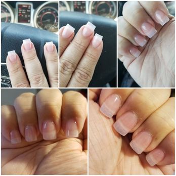Simply Shear & Spa - Top row before I reshaped them. Bottom after. And you can see all the lovely bubbles. - Hair Salons Near Me - Lakeside, California