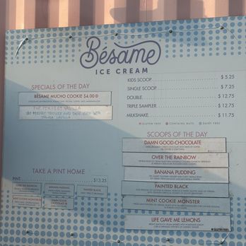 Besame - Menu - Desserts Near Me - Austin, Texas Besame - Menu - Desserts Near Me - Austin, Texas
