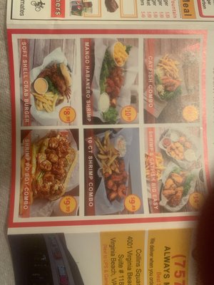 Menu photo 5 Seafood Kitchen Virginia Beach, VA