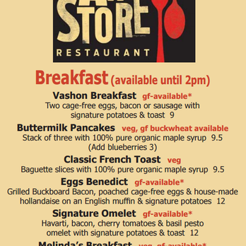 The Hardware Store - The Hardware Store Restaurant: menu - New American Near Me - Vashon, Washington