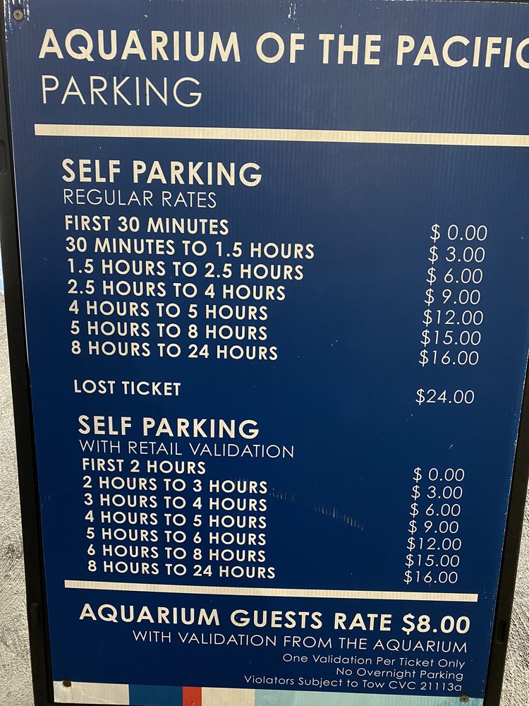 AQUARIUM OF THE PACIFIC PARKING Updated October 2024 100 Aquarium