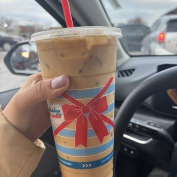 7 Brew Coffee - Iced latte with SF Salted caramel - Coffee & Tea Near Me - Rogers, Arkansas