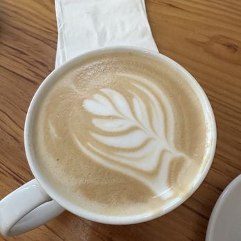 Salt & Light Cafe Bakery - Hot Latte 16oz w/ Vanilla - Cafes Near Me - Groton, Massachusetts