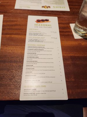 Menu photo 4 Seasons 52 Schaumburg, IL