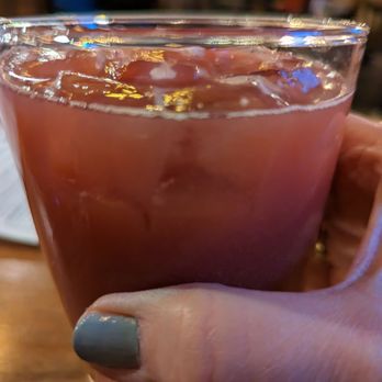 Wolfden Brewing Company - The Binger.  Ginger beer and bourbon cocktail with blood orange flavor - Brewpubs Near Me - Bloomingdale, Illinois