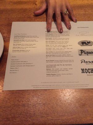 Menu photo 8 Piqueo's San Francisco, CA Menu photo 8 Piqueo's San Francisco, CA