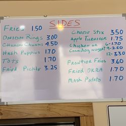 Ronnie's Chuckwagon - Menu