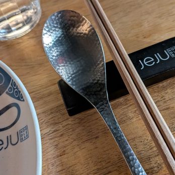 JeJu Noodle Bar - Lovely silverware - Korean Near Me - New York, New York JeJu Noodle Bar - Lovely silverware - Korean Near Me - New York, New York