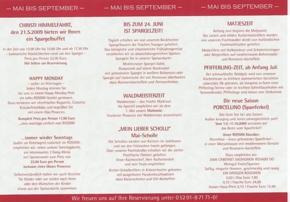 Menu photo 3 Rossini Halle (Westfalen), NW