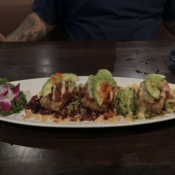 Misaki Sushi & Grill - My Buddy's Crispy Rice Spicy Tuna - Sushi Bars Near Me - La Quinta, California Misaki Sushi & Grill - My Buddy's Crispy Rice Spicy Tuna - Sushi Bars Near Me - La Quinta, California